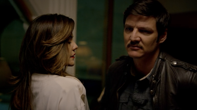Cristina Umaña, Pedro Pascal (Screenshot: Netflix)